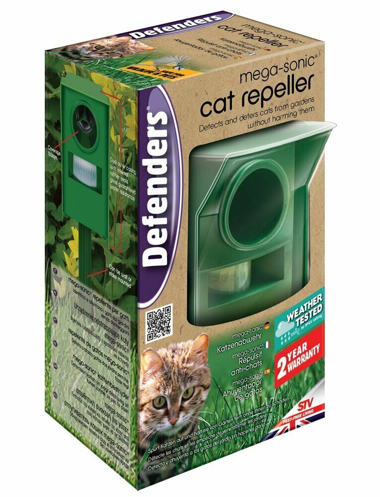 Defenders Mega Sonic Cat Repeller Bargain Store UK